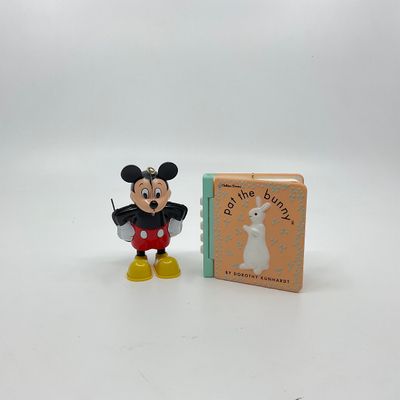 3284 Hallmark Keepsake Ornaments “Pat the Bunny” & Tin Mickey Mouse