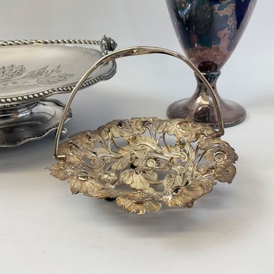 Vintage Silverplate Tableware Grouping - 3 Pieces