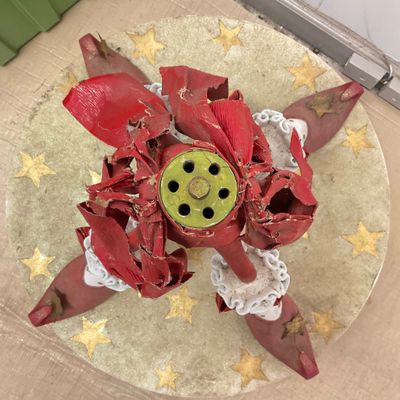 Patience Brewster Whimsical Elf Legs Christmas Tree Stand Base