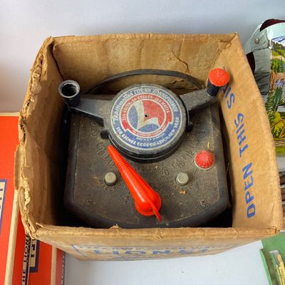 Vintage Lionel Train Set with No. 681 Locomotive, Transformer & Accessories