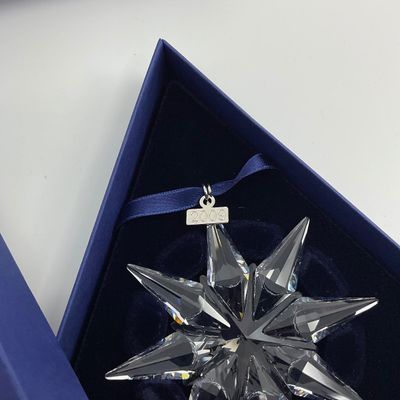 3244 Swarovski Crystal 2009 Annual Star Christmas Ornament