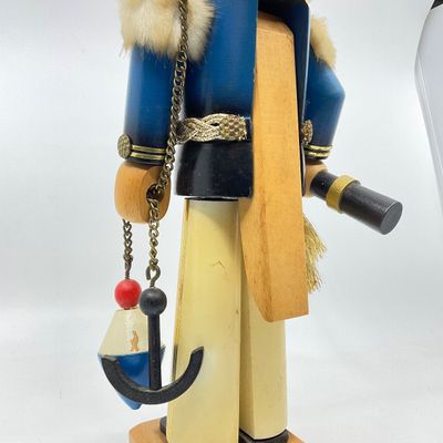 Vintage Steinbach Captain / Sailor Wooden Nutcracker - West Germany