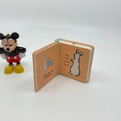 3284 Hallmark Keepsake Ornaments “Pat the Bunny” & Tin Mickey Mouse