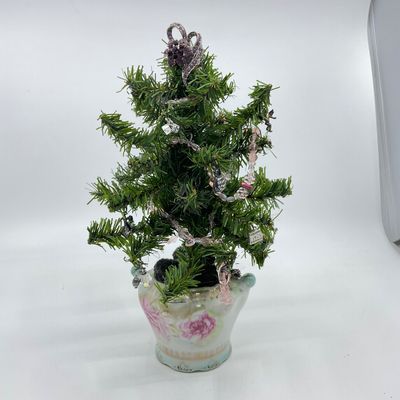 3297 Various Mini Christmas Trees Various Themes with Silver Charms