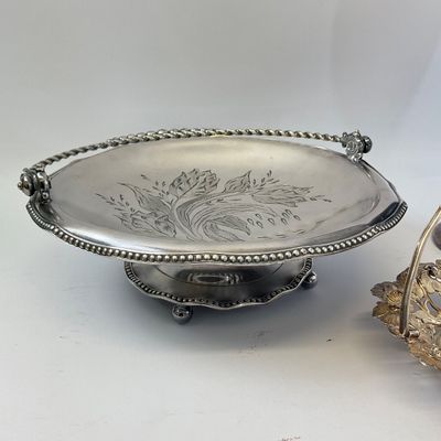 Vintage Silverplate Tableware Grouping - 3 Pieces