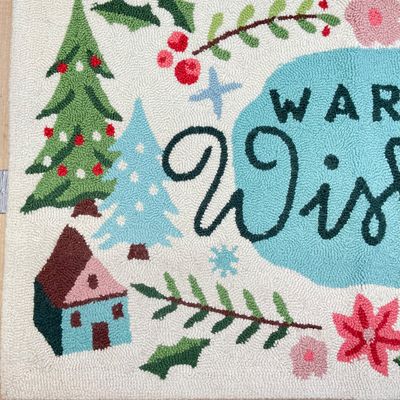 Loloi 'Warm Wishes' Hooked Christmas Accent Rug - 27" x 45"