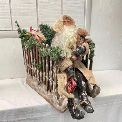3294 Large Christmas Santa with Sleigh