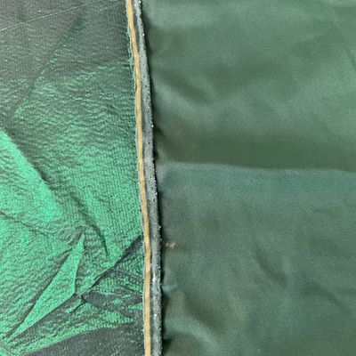 3262 Large Green Velvet Round Tablecloth