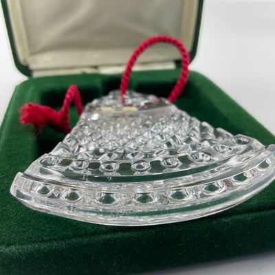 3259 Waterford Crystal 1996 Christmas Bell Ornament