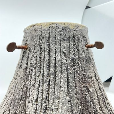 3287 Vintage Faux Bois (false wood) Concrete Tree Stump Christmas Tree Stand