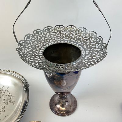 Vintage Silverplate Tableware Grouping - 3 Pieces