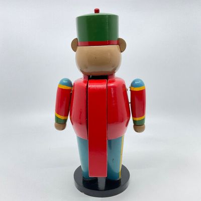 Vintage Kurt S. Adler Gear Gear Wooden Bear Nutcracker