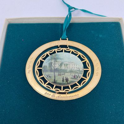 1992 White House Historical Association Christmas Ornament
