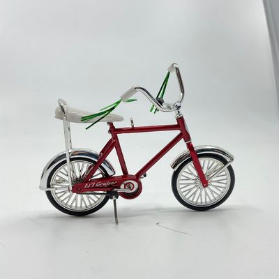 3276 Two Hallmark Christmas Ornaments 1947 Chevy Pickup Truck, “Lil Cruiser” Bike