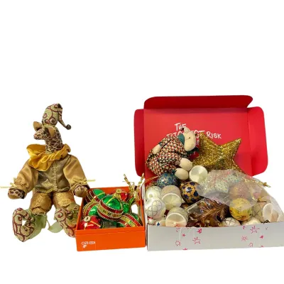 Assorted Christmas Ornaments and Holiday Decor Collection
