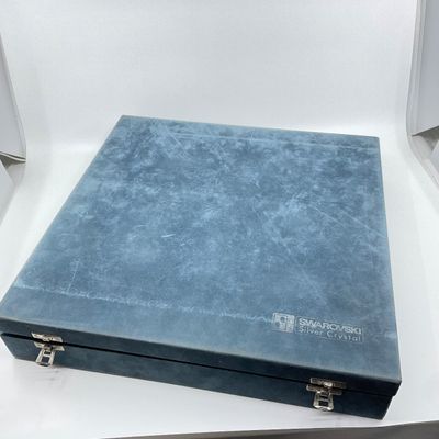 3248 Vintage Swarovski Crystal Chess Set with Case