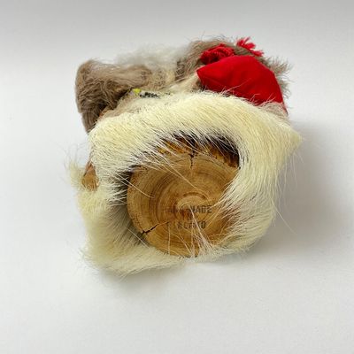 Vintage Finnish Fur Troll & Santa Figures by Erkki Nopperi - Set of 3