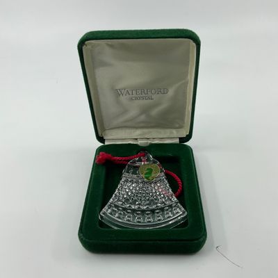 3259 Waterford Crystal 1996 Christmas Bell Ornament