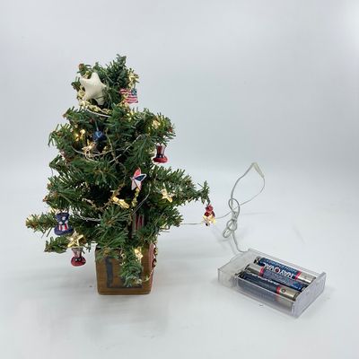 3297 Various Mini Christmas Trees Various Themes with Silver Charms