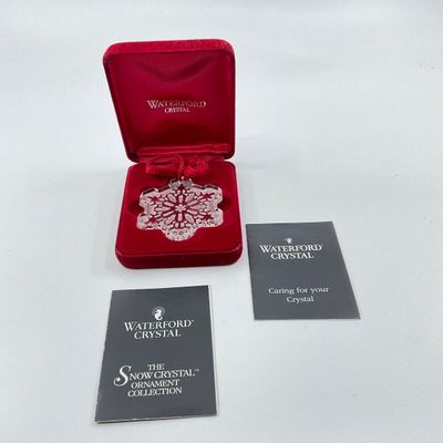 3253 Waterford Crystal 1995 Sow Crystal Ornament