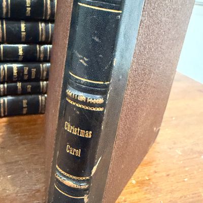 LOT 139K: Charles Dickens - Antique Books 1870s Harper and Brothers - 17 Volumes - Christmas Carol, Oliver Twist, Great Expectations and...