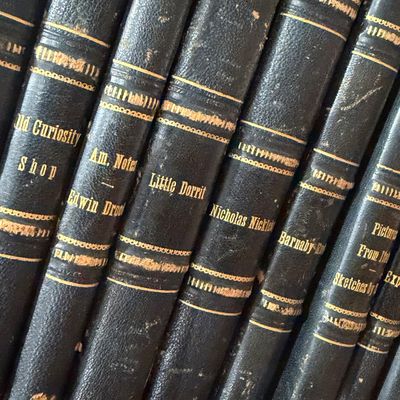 LOT 139K: Charles Dickens - Antique Books 1870s Harper and Brothers - 17 Volumes - Christmas Carol, Oliver Twist, Great Expectations and...