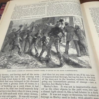 LOT 139K: Charles Dickens - Antique Books 1870s Harper and Brothers - 17 Volumes - Christmas Carol, Oliver Twist, Great Expectations and...