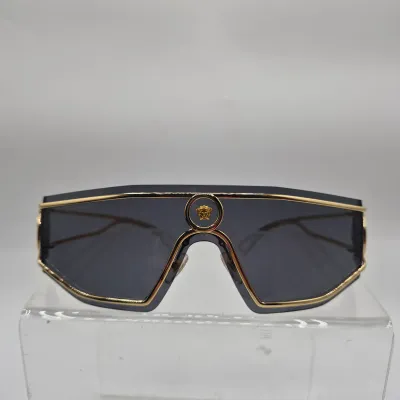 LOT 1U: Versace VE2226 Gold Metal Framed Sunglasses