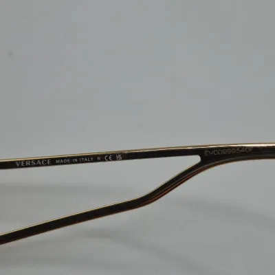 LOT 1U: Versace VE2226 Gold Metal Framed Sunglasses