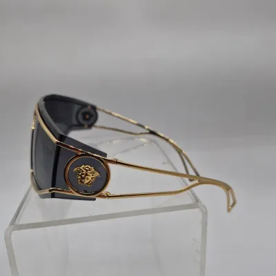 LOT 1U: Versace VE2226 Gold Metal Framed Sunglasses