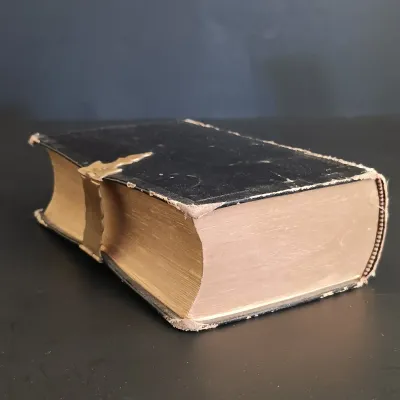 LOT 202: Latched Holy Bible 1868 - S. D. Burlock Philadelphia Publishing