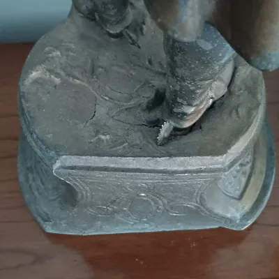 LOT 196: Vintage Don Juan and Don Caesar Spelter Statues