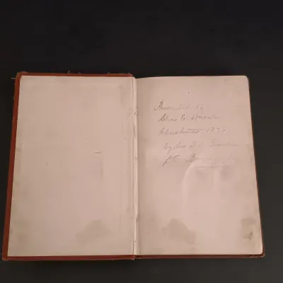 LOT 204: Latched New Testament 1863 with The Marriage Memento 1852 & Peep of Day 1877