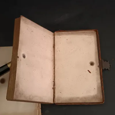 LOT 204: Latched New Testament 1863 with The Marriage Memento 1852 & Peep of Day 1877
