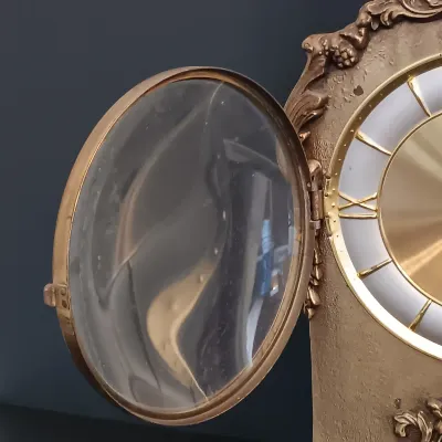 LOT 226: Westwood 8-Day Metal Mantel Clock