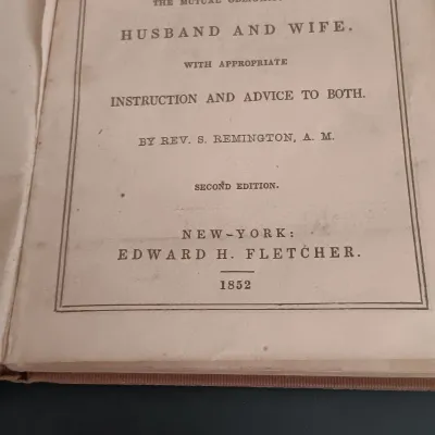 LOT 204: Latched New Testament 1863 with The Marriage Memento 1852 & Peep of Day 1877