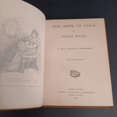 LOT 210: Antique Book Lot featuring City Festivals, Farm Ballads, The Book of Gold & More
