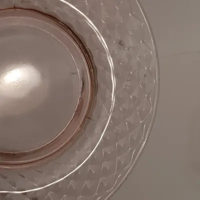 LOT 136: Vintage Pink Depression Glass