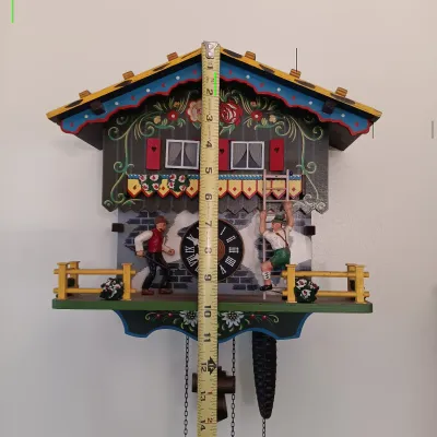 LOT 221: E. Schmeckenbecher West German Cuckoo Clock