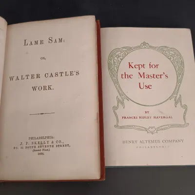 LOT 209: Antique Book Lot featuring The Good Neighbor, The Old Book: How it Came & How to Use It, Lame Sam & Others