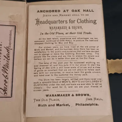 LOT 202: Latched Holy Bible 1868 - S. D. Burlock Philadelphia Publishing
