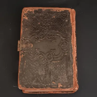 LOT 204: Latched New Testament 1863 with The Marriage Memento 1852 & Peep of Day 1877