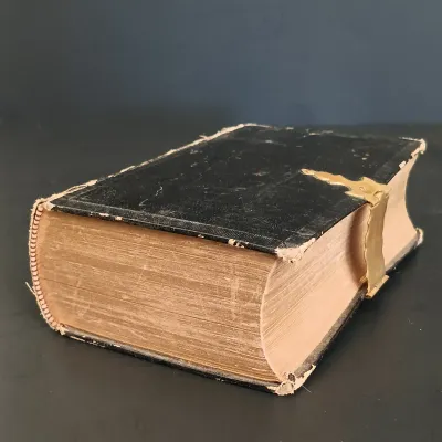 LOT 202: Latched Holy Bible 1868 - S. D. Burlock Philadelphia Publishing