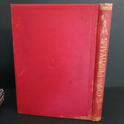 LOT 210: Antique Book Lot featuring City Festivals, Farm Ballads, The Book of Gold & More