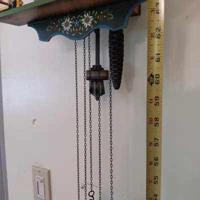 LOT 221: E. Schmeckenbecher West German Cuckoo Clock