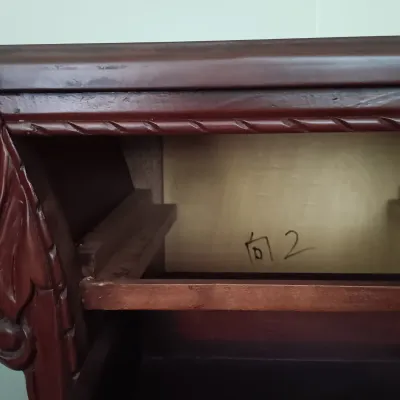 LOT 190: Bombay-Style 4-Drawer Chest