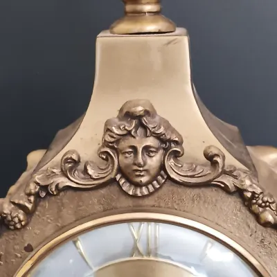 LOT 226: Westwood 8-Day Metal Mantel Clock