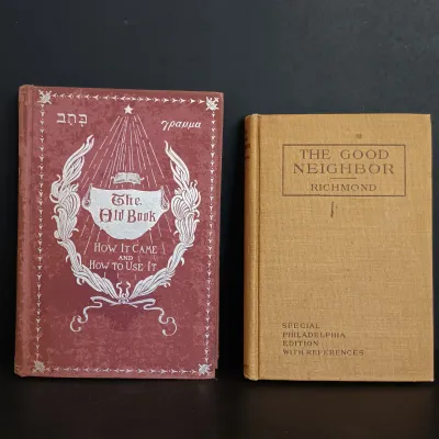LOT 209: Antique Book Lot featuring The Good Neighbor, The Old Book: How it Came & How to Use It, Lame Sam & Others