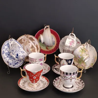 LOT 233: Teacup Collection - Royal Albert, Limoge & ND Exclusive
