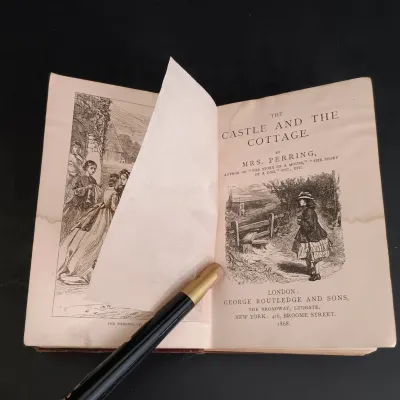 LOT 207: Collection of Antique Books: Li"l" Gal by Paul L Dunbar, The Castle & The Cottage by E. Perring, Songs of Sierra...